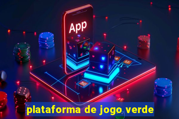 plataforma de jogo verde